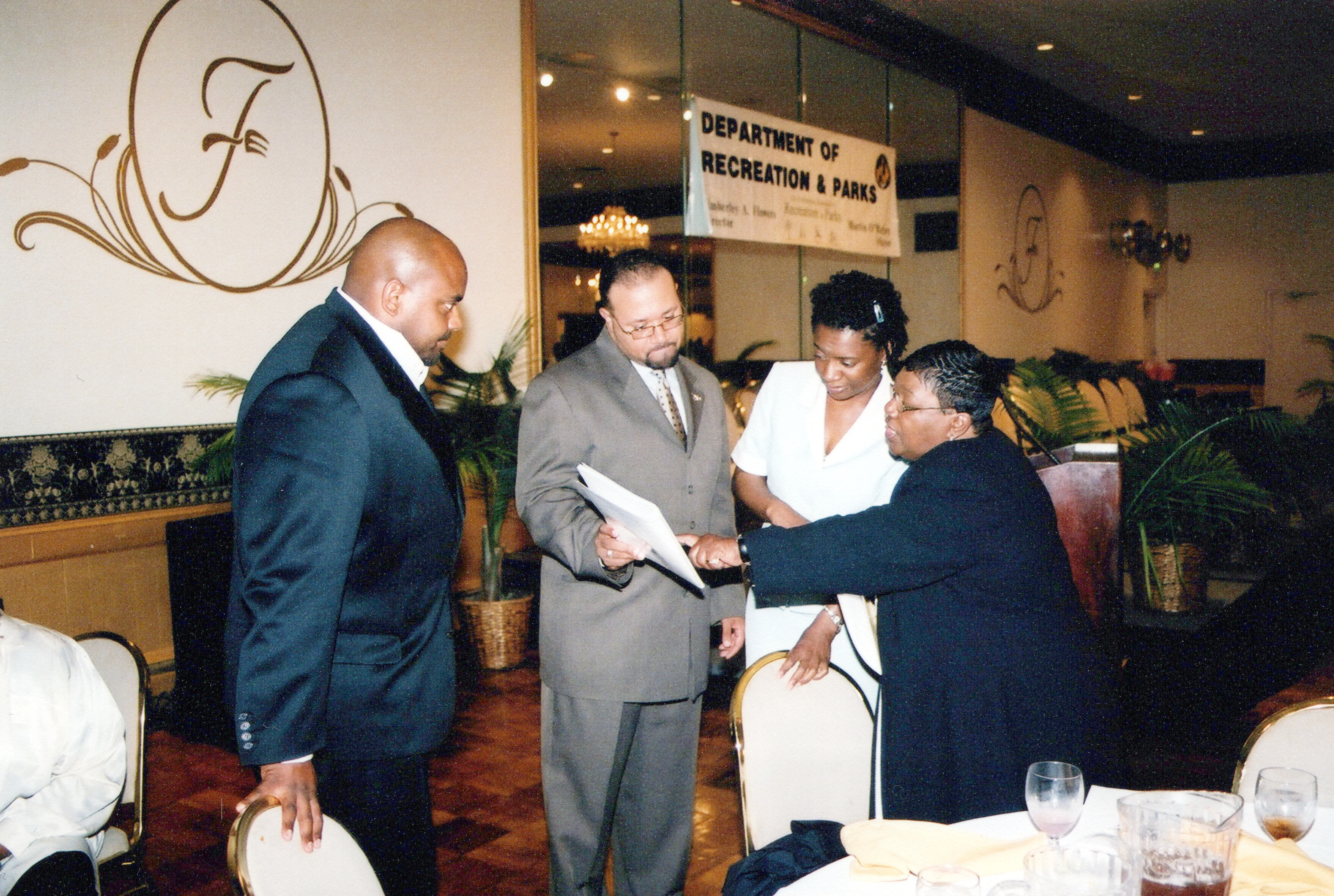 Closing circle at event